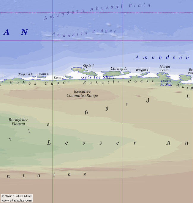 Political atlas map tile