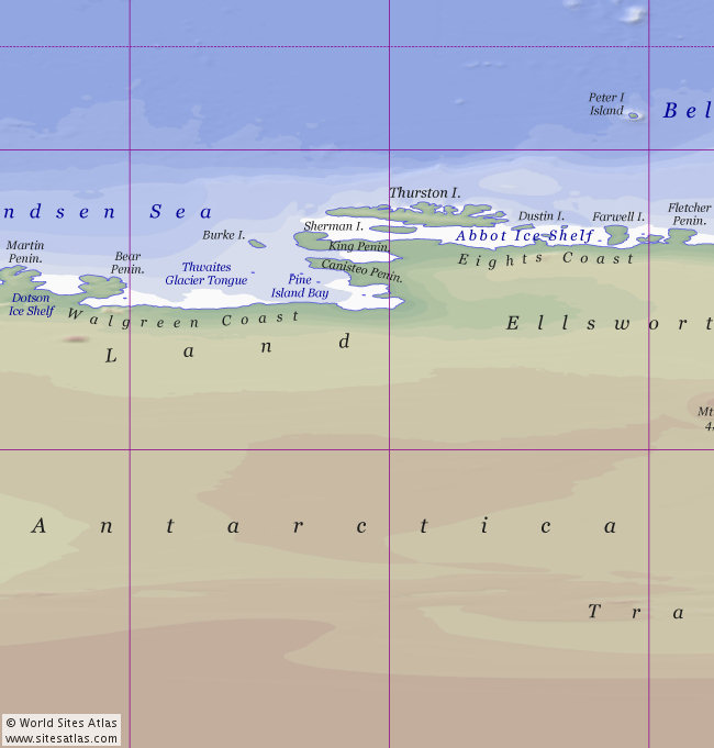 Political atlas map tile