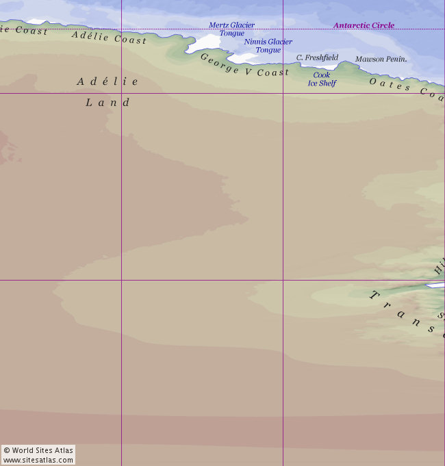 Political atlas map tile