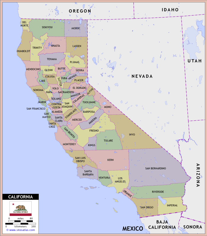 California County Map