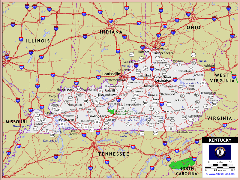 Kentucky Highway Map