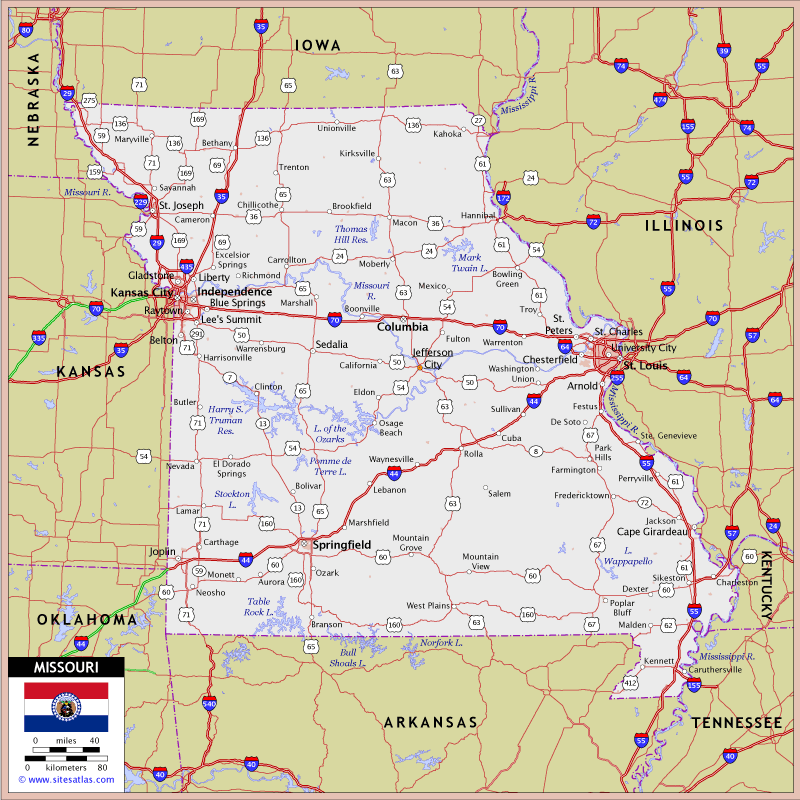 Missouri Highway Map