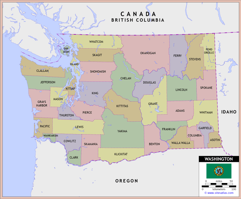 Washington County Map