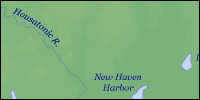 Physical map of Connecticut thumbnail