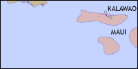 County map of Hawaii thumbnail