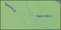 Physical map of Iowa thumbnail