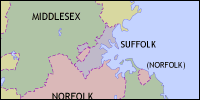 County map of Massachusetts thumbnail