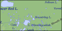 Physical map of Minnesota thumbnail